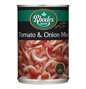 Rhodes Tomato & Onion Mix 410g